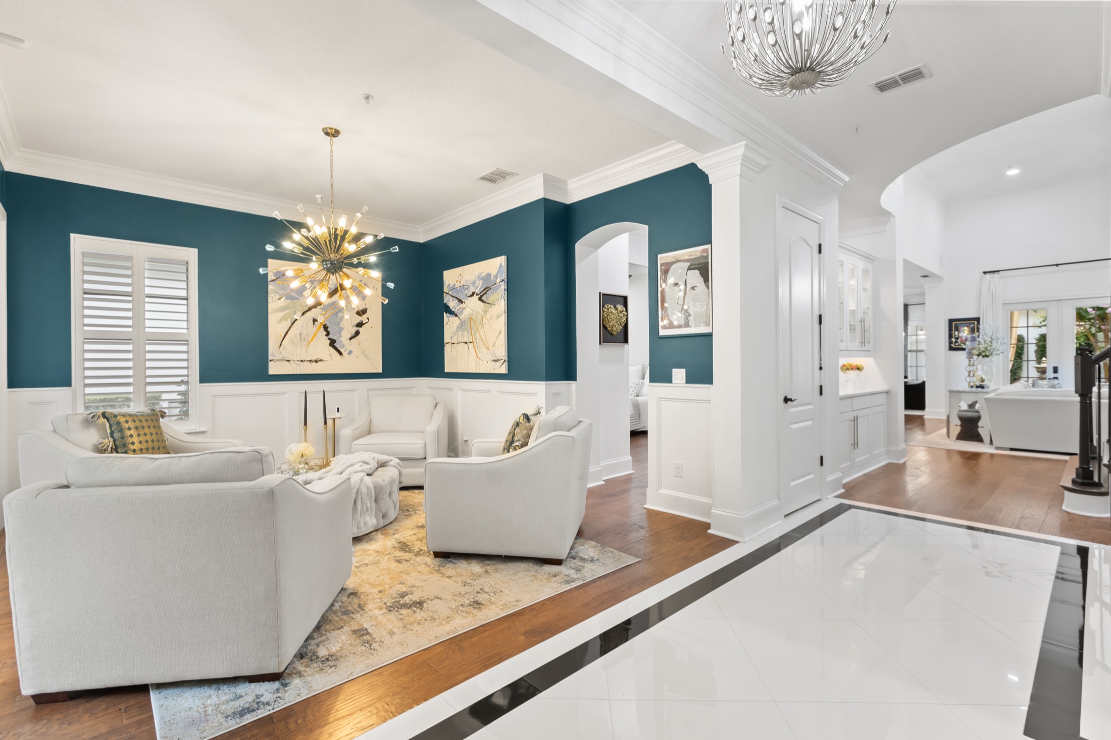 Gallery-style living space at 2656 Meeting Place