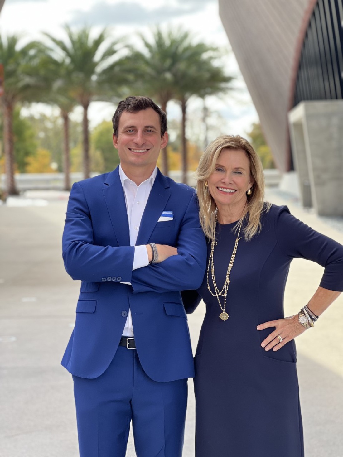 Chocky Burks, Florida broker and cofounder of Corcoran Premier Realty, with Matt Burks